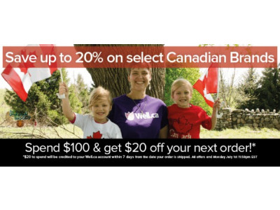 Well.ca: Spend $100 & Get $20 Off Your Next Order
