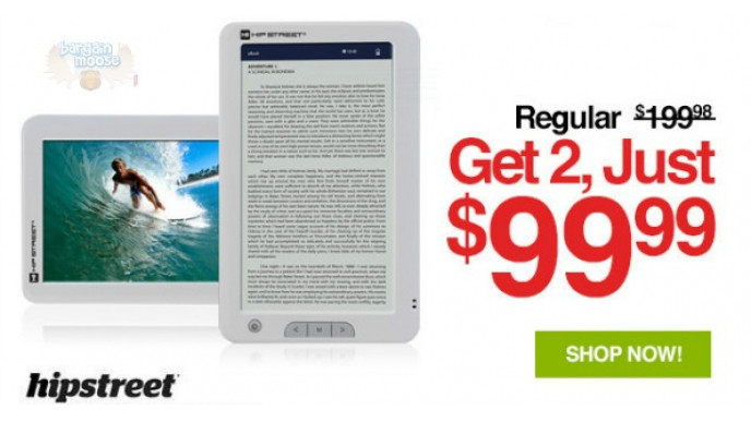 Shop.ca: 50% Off Hip Street 7" HD Media Player/eReader - Now 2 For $99.99