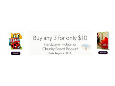 Chapters Canada: Board Books & Hard Cover Fiction 3 For $10