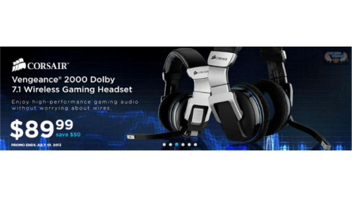 CanadaComputers: Save $50 On Corsair Vengeance 2000 Dolby 7.1 Wireless Gaming Headset