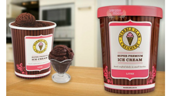 Groupon Canada: $12 For 2L Of Marble Slab Ice Cream