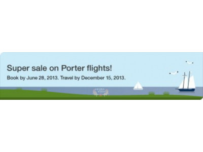 Porter Airlines Canada Super Sale: One Way Flights As Low As $96