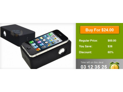 WagJag Canada: Vibration Speaker For iPhone $24 & Free Shipping