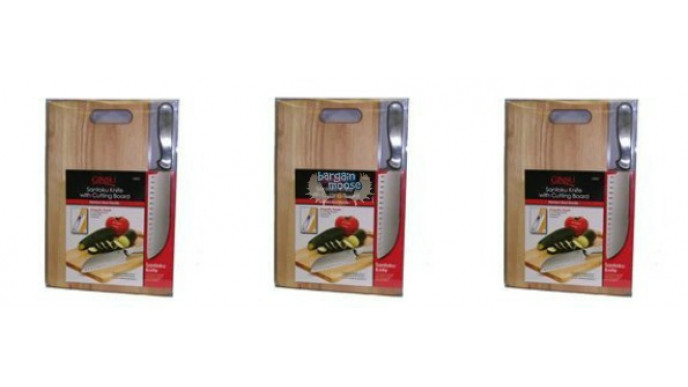 Amazon Canada: Ginsu Knife & Hardwood Cutting Board Only $5.19