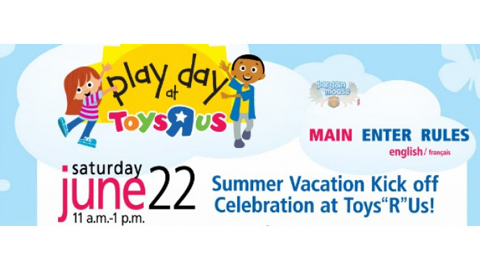 Toys R Us Canada Event: Free Play Day June 22nd
