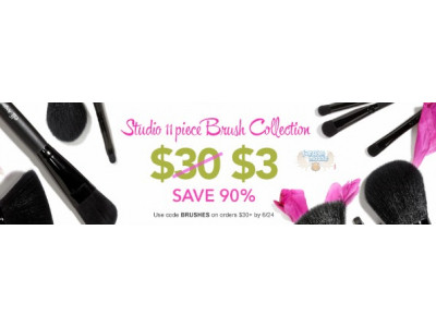 E.L.F. Promo Code: 90% Off Brush Collection With $30+ Purchase