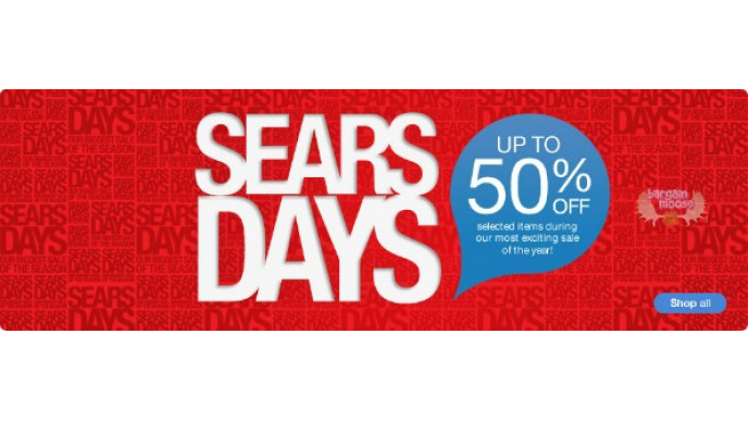 Sears Canada Sears Days: 50% Off Bestsellers