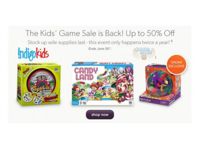 Chapters Canada: Kids' Games Sale Up To 50% Off