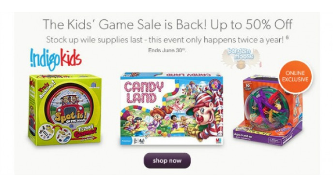 Chapters Canada: Kids' Games Sale Up To 50% Off