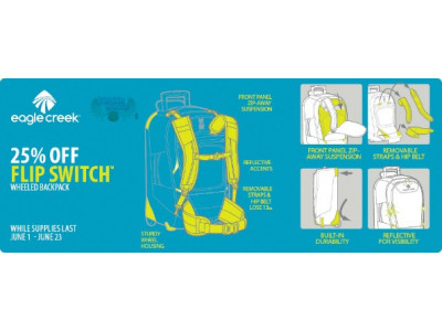 Campers Village Canada: 25% Off Eagle Creek Flip Switch