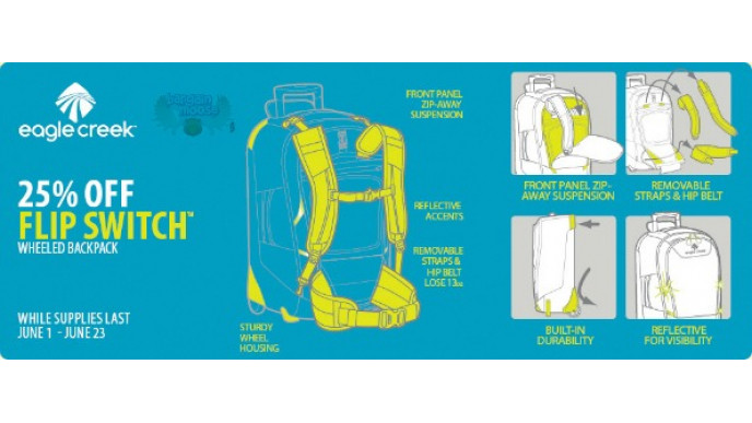 Campers Village Canada: 25% Off Eagle Creek Flip Switch