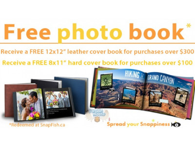 Jet Setter Canada: Free Snapfish Photo Book On Your $100 Spend