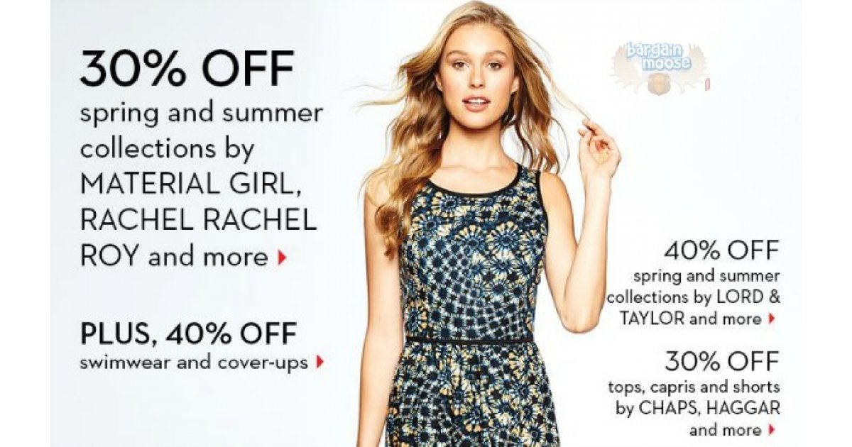 The Bay Canada Women's Sales Of The Week