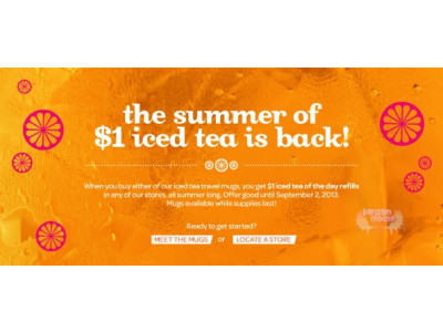 David's Tea Canada: Buy Travel Mug & Get Iced Tea For Only $1 All Summer