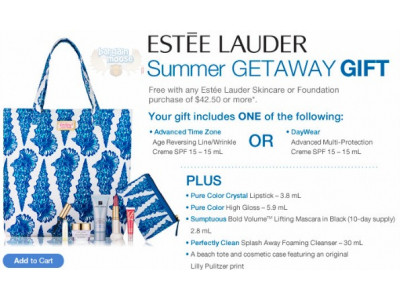 Sears Canada: Free 6 Piece Gift With $42.50 Estee Lauder Purchase
