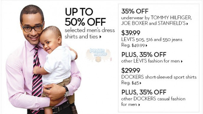 The Bay Canada: Men's Deals of the Week