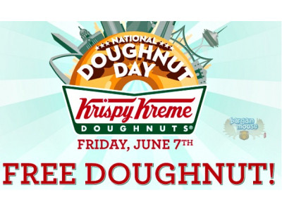 Canadian Freebie: Get a Free Doughnut at Krispy Kreme Today Only!