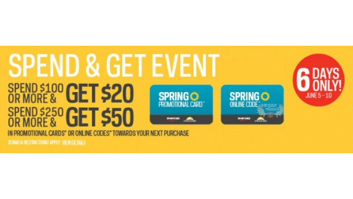 Sport Chek Canada Spend & Get Event: Get Up To $50 in Gift Cards or Online Codes