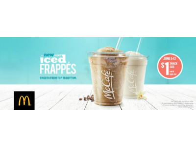 McDonalds Canada: $1 Iced Frappes