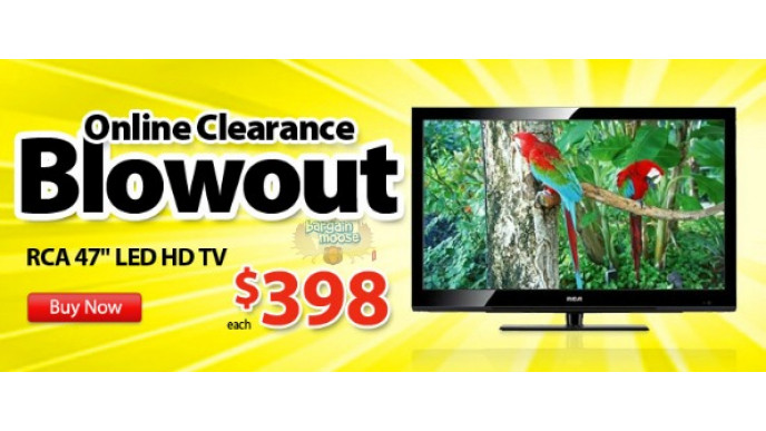 Walmart Canada: RCA 47" LED HD TV for $398