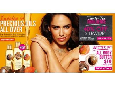 The Body Shop Canada: Save 40% Online Only