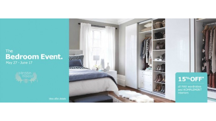 Ikea Canada Bedroom Event 15 Off Pax Komplement Interiors