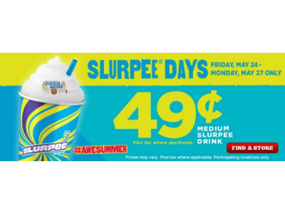 7-11 Canada Slurpee Days: Only $0.49 For a Medium Slurpee This Weekend