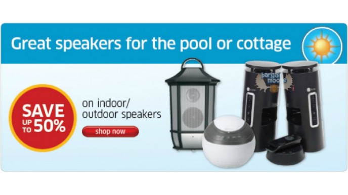 The Source Canada: $100 Off Wireless Indoor/Outdoor Speakers