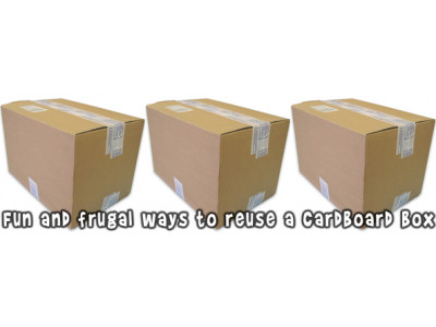 5 Fun and Frugal Ways To Reuse Cardboard Boxes