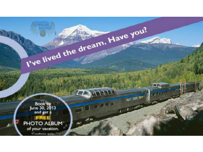 Via Rail Canada: Free PhotoInPress Photo Album With Your Booking ($50 Value)