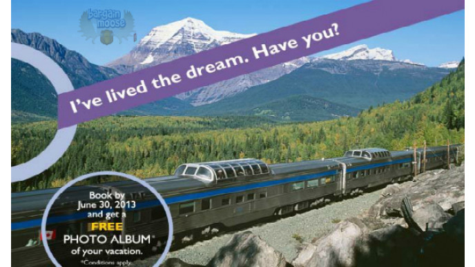 Via Rail Canada: Free PhotoInPress Photo Album With Your Booking ($50 Value)