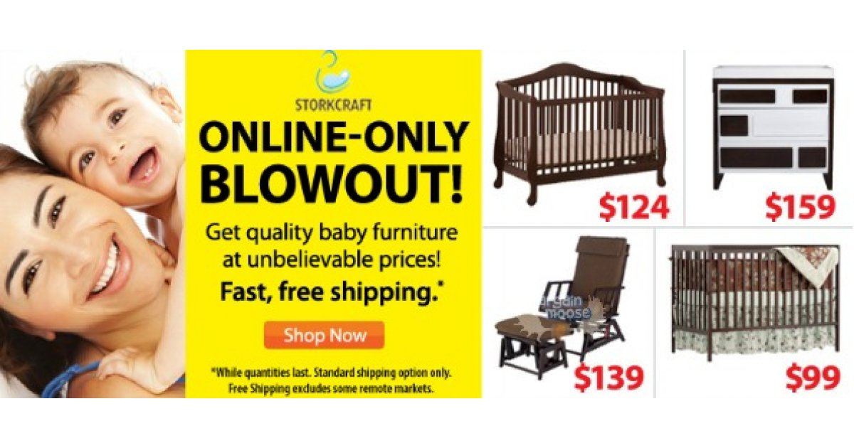 Walmart Canada Stork Craft Cribs on Clearance For 77 and Up