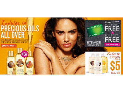 The Body Shop Canada: B3G2 Free
