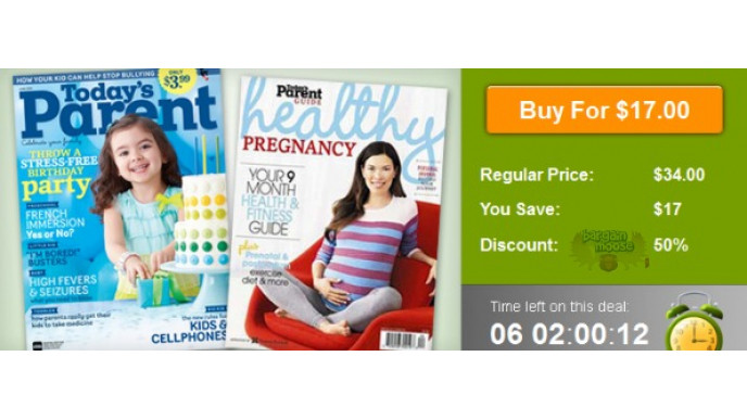 WagJag Canada: $17 For a 1-Year Subscription to Today's Parent Magazine & Bonus Pregnancy Guide