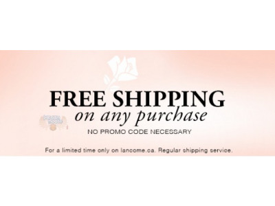 Lancome Canada: Free Shipping With No Minimums