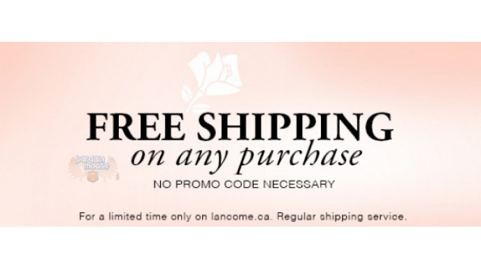 Lancome Canada: Free Shipping With No Minimums