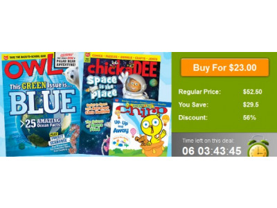 WagJag Canada: $23 For 1-Year Subscription to Owlkids' Magazines (56% Off)