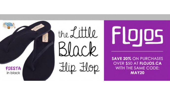 Flojos Canada: Promo Code For 20% Off