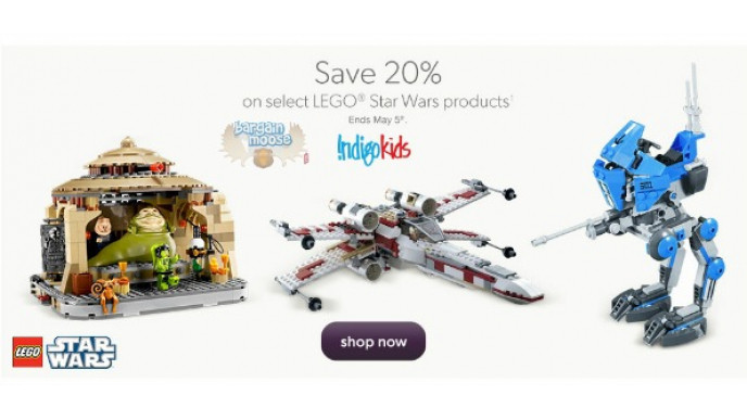 Chapters Canada: 20% Off Star Wars Lego