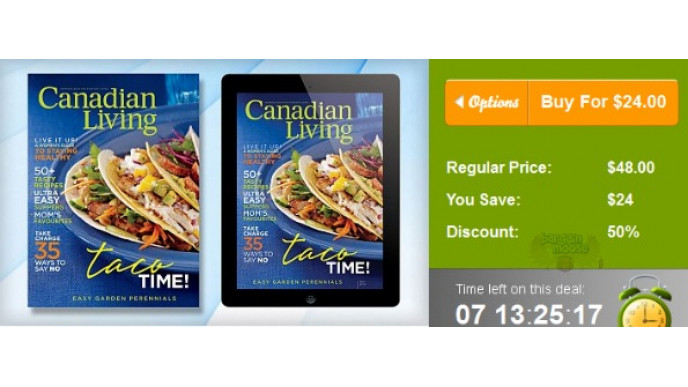 WagJag Canada: 50% Off 2-Year Subscription To Canadian Living