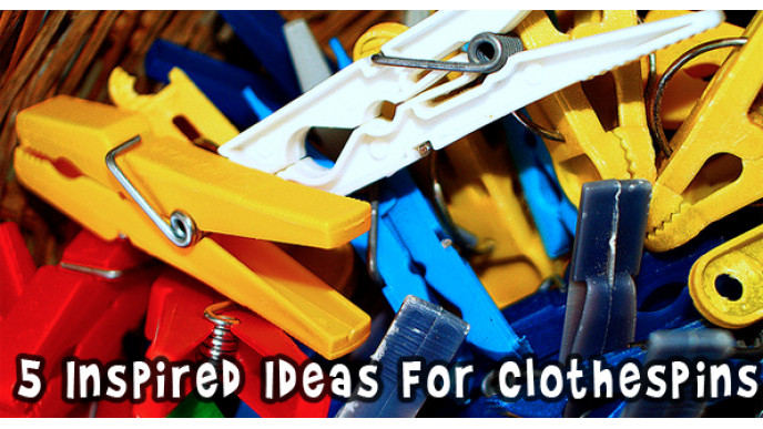 5 Inspired Ideas For Clothespins (And It Isn't Laundry!)