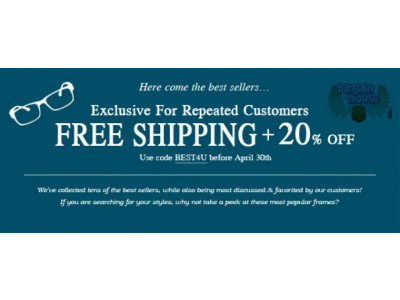 Firmoo: 20% Off For Returning Customers + Free Pair For First Time Customers