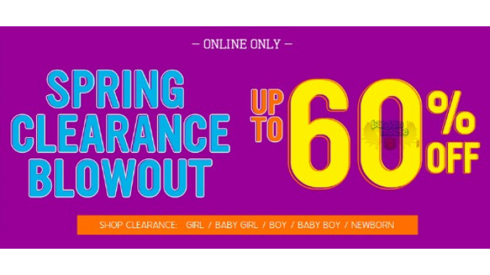 The Children's Place Canada: Spring Clearance Blowout Up to 60% Off
