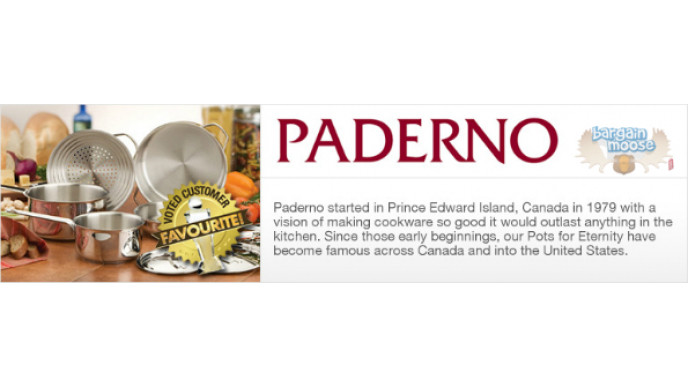 WagJag Canada: 5-piece Set Of Paderno Cookware Only $135 (Save $209)