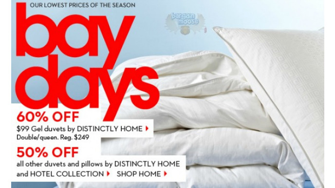 The Bay Canada: $99 Gel Fibre Duvet (Reg $249)