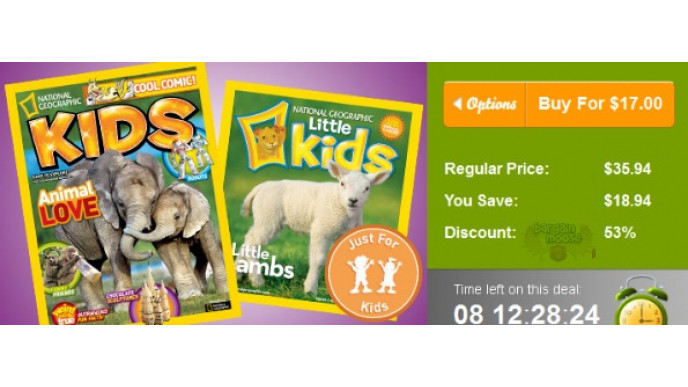 WagJag Canada: Up To 70% Off National Geographic Magazines For Kids