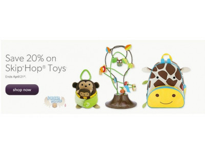 Chapters Canada: 20% Off Skip Hop Toys