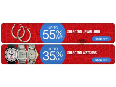 Sears Canada: Jewellery & Watches Up to 55% Off