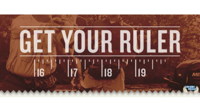 Canadian Freebie: Crestliner Trumped Fishing Ruler