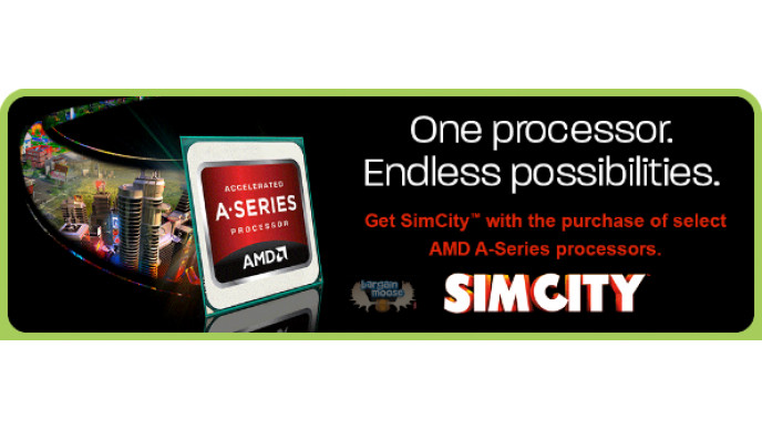 Memory Express Canada: FREE Copy of SimCity w/ Purchase of Select AMD Processors